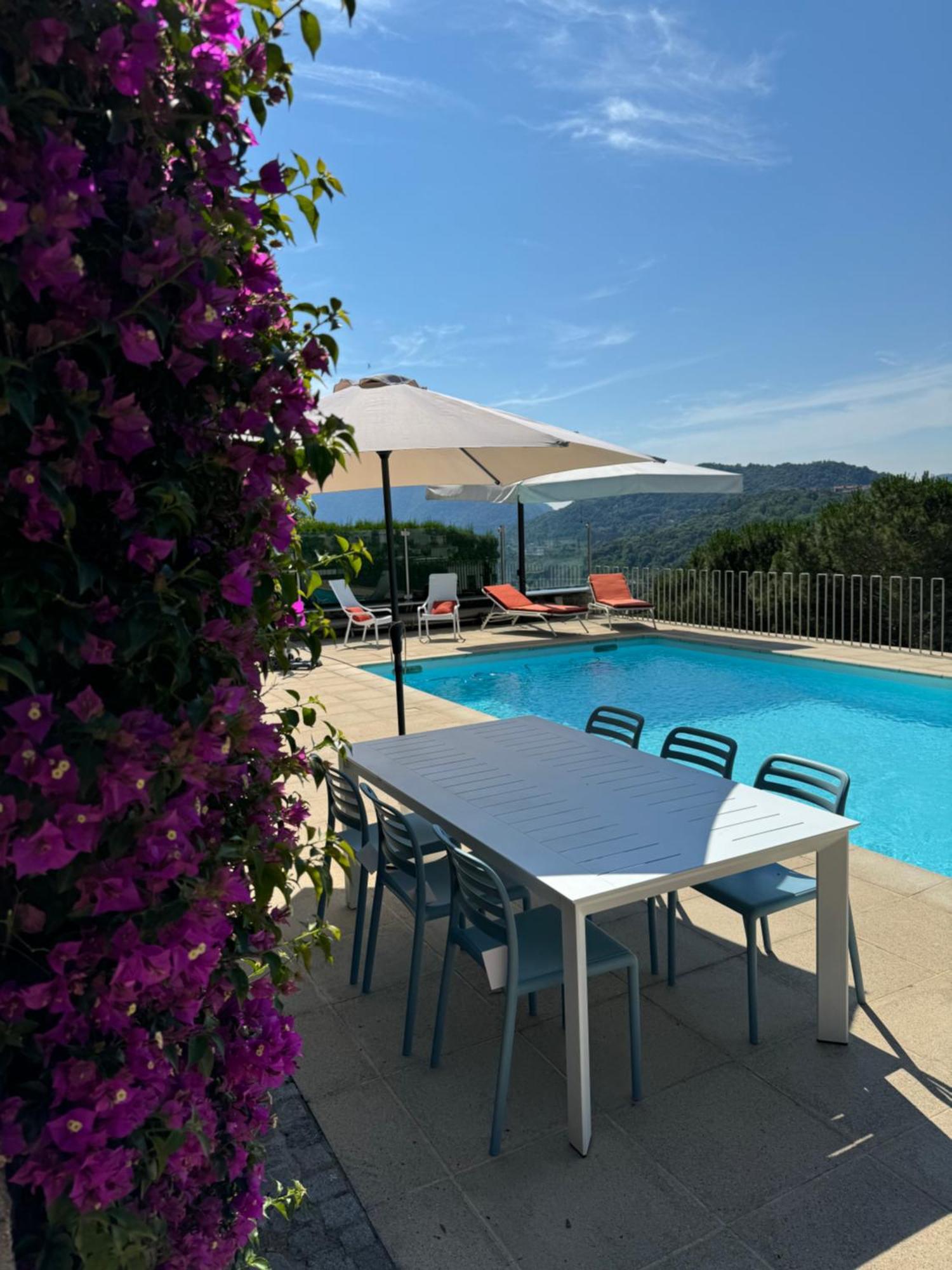 Veralto - Modern Suite With Como Lake View Vacallo Exteriör bild