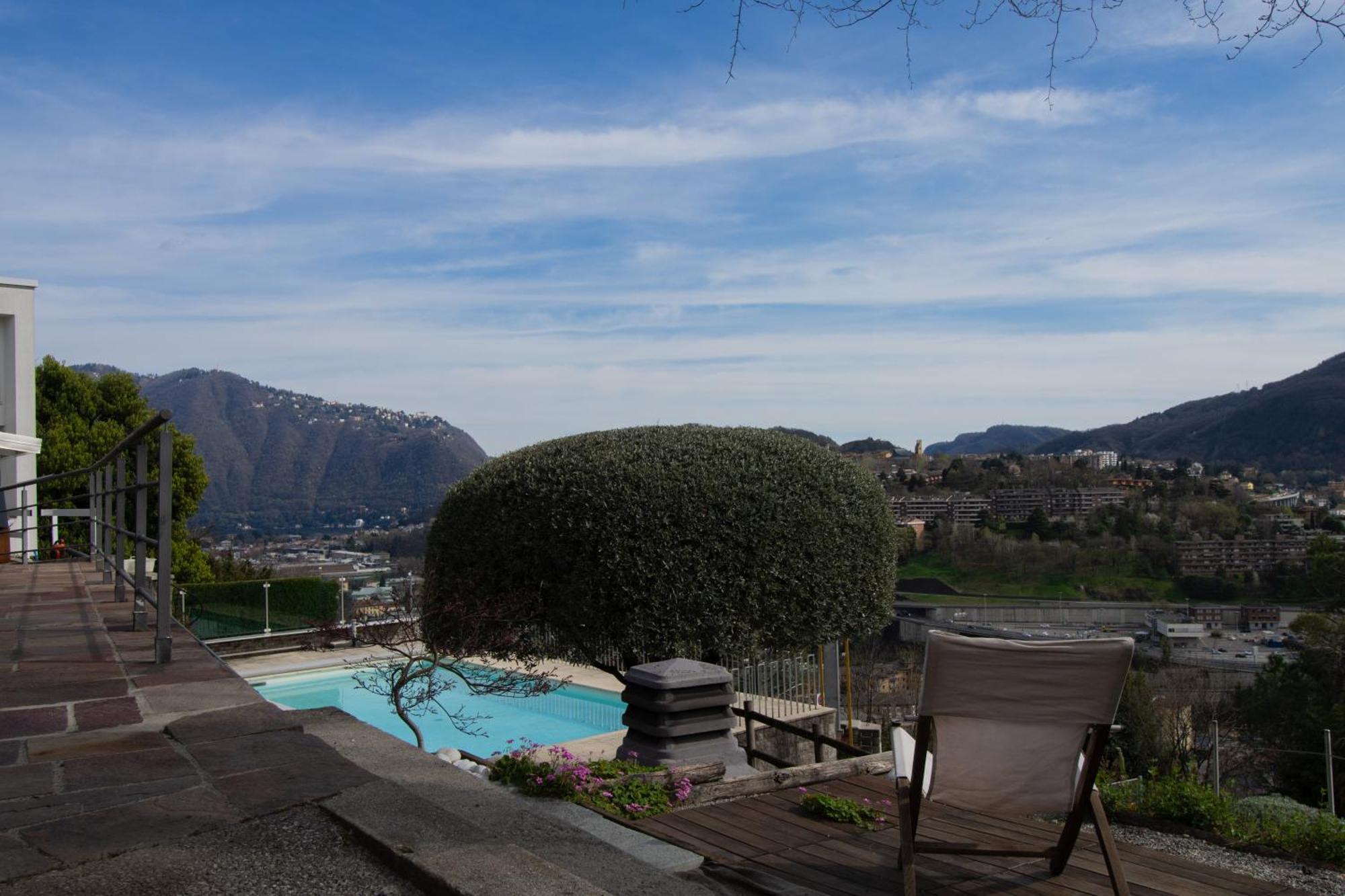 Veralto - Modern Suite With Como Lake View Vacallo Exteriör bild