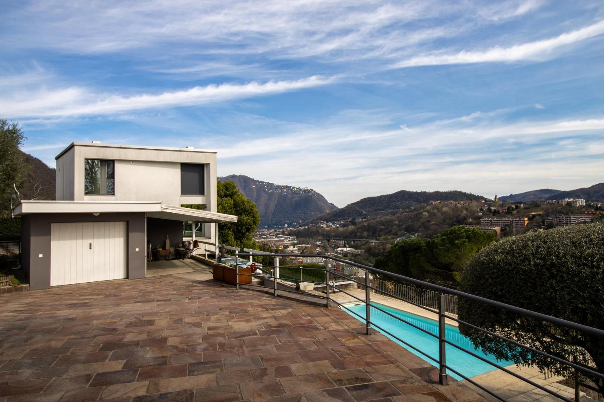 Veralto - Modern Suite With Como Lake View Vacallo Exteriör bild